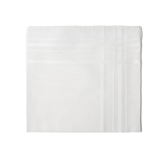 Simonnot Godard | White Sonale Pocket Square