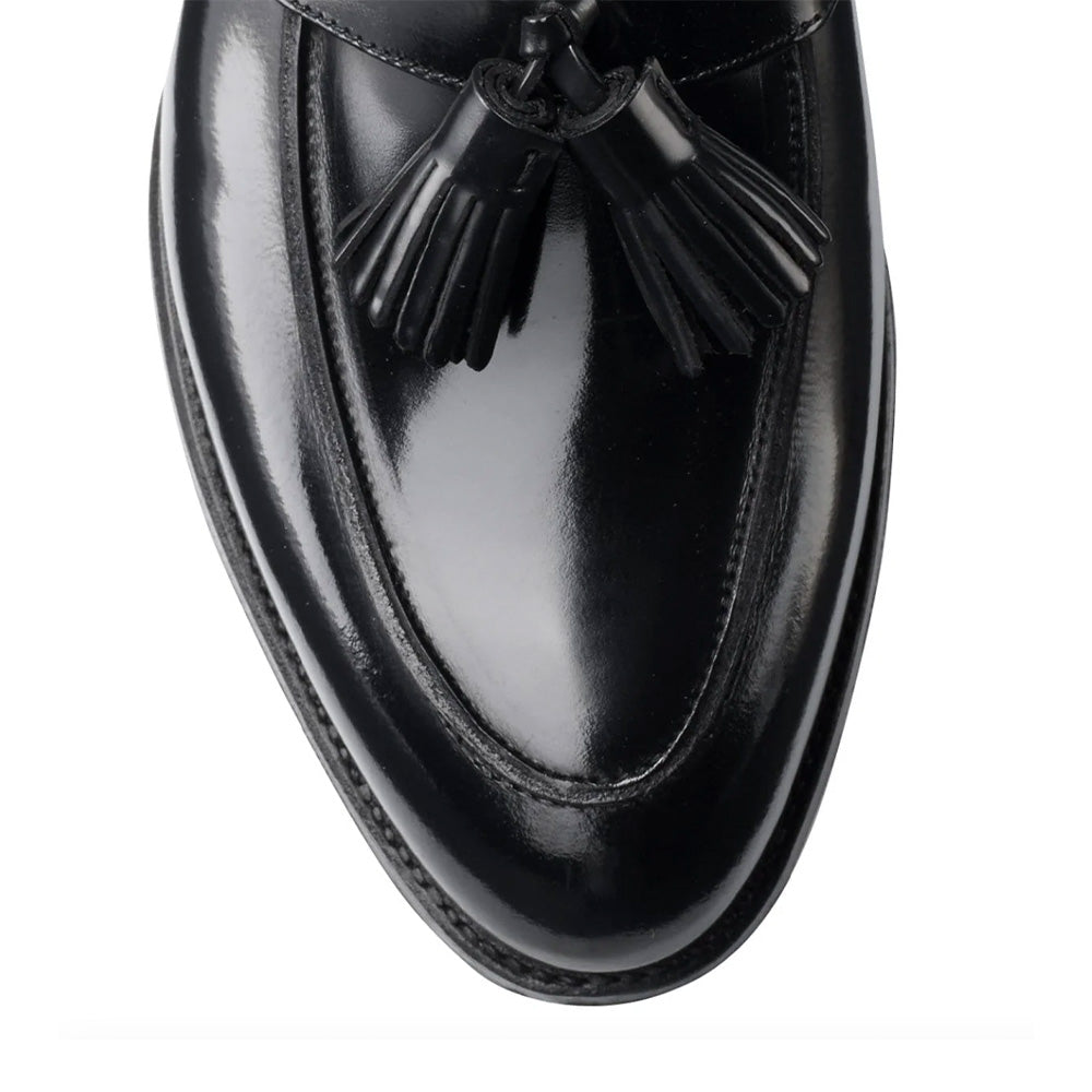 Crockett &amp; Jones | Cavendish Tassel Loafer Black Calf