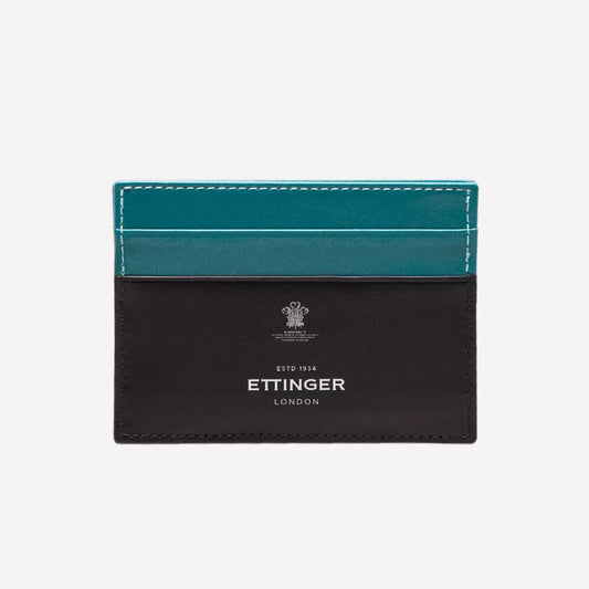 Ettinger | Sterling Flat Credit Card Case Turquoise