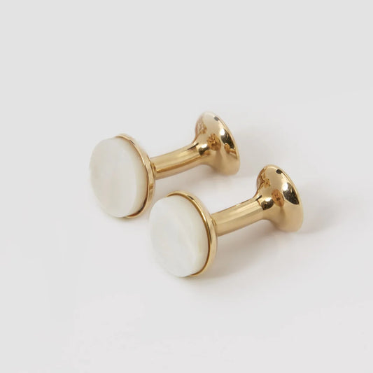 Codis Maya | Mother of Pearl Bow Cufflinks