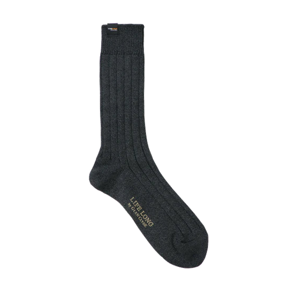 Glen Clyde | Life Long Socks Black Mix