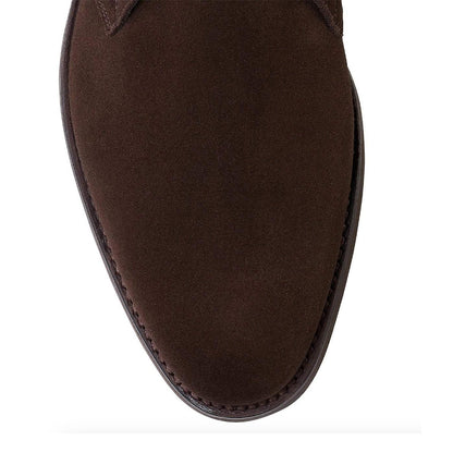 Crockett &amp; Jones | Upton Chukka Boots Dark Oak Suede