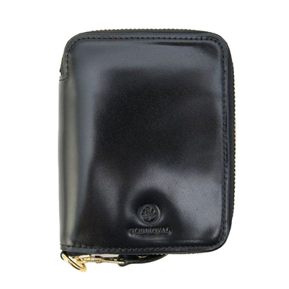 Glenroyal | Small Zip Wallet Black Cordovan