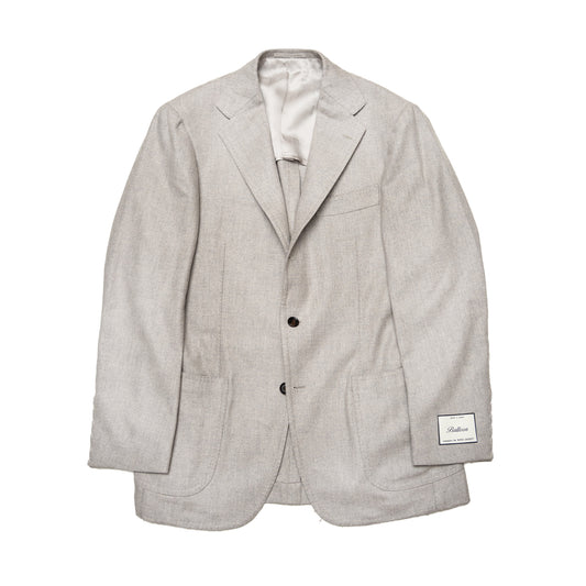 Ring Jacket | Ballon Jacket Light Grey Herringbone
